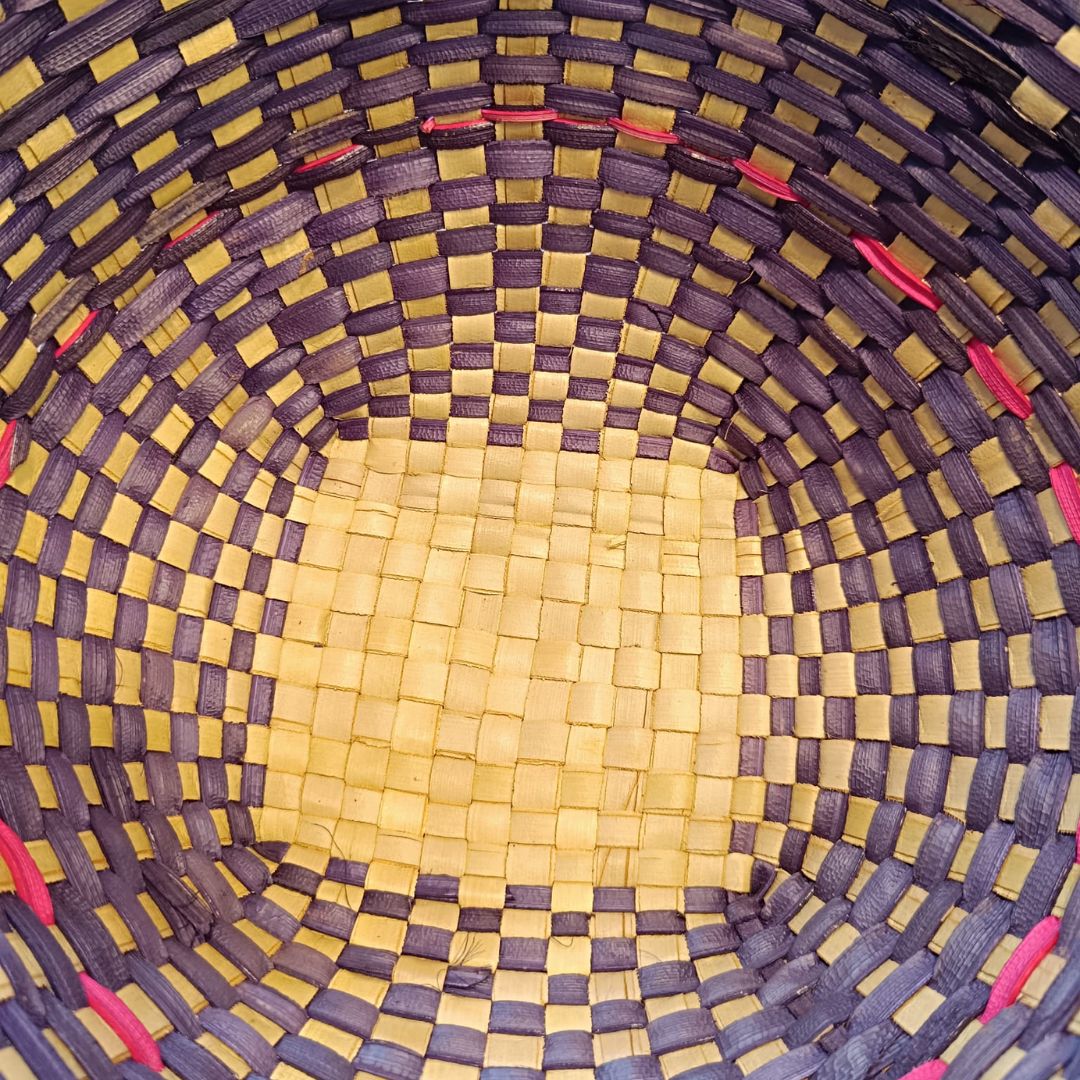 Panier tressé du Ghana