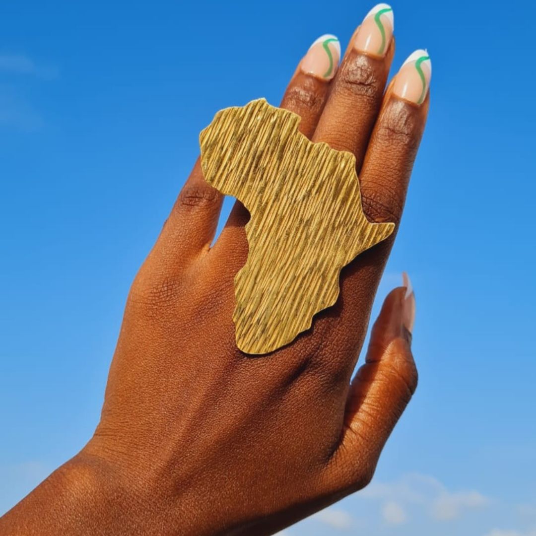 bague mother marbrée big