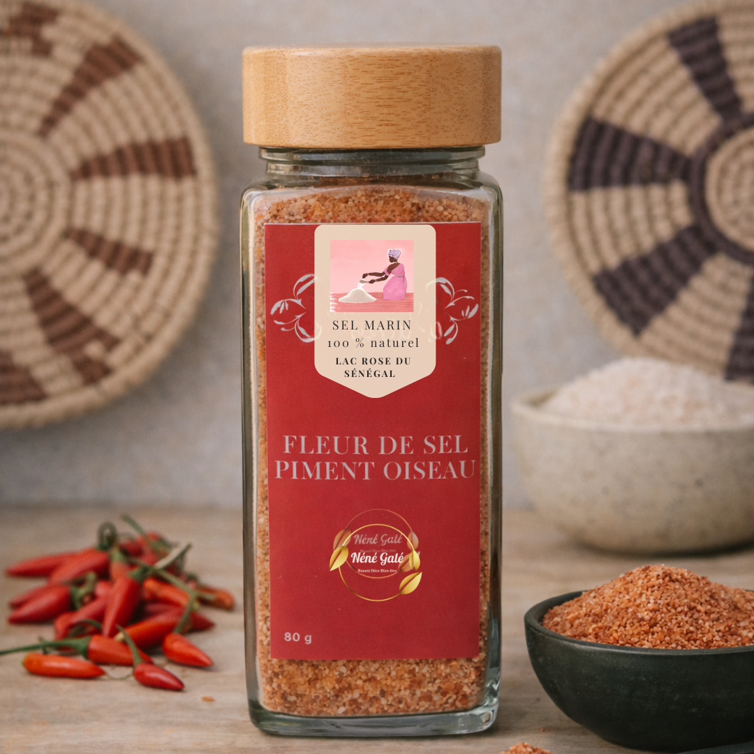 Fleur de sel piment oiseau