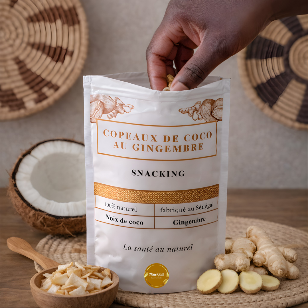 Copeaux de coco au gingembre